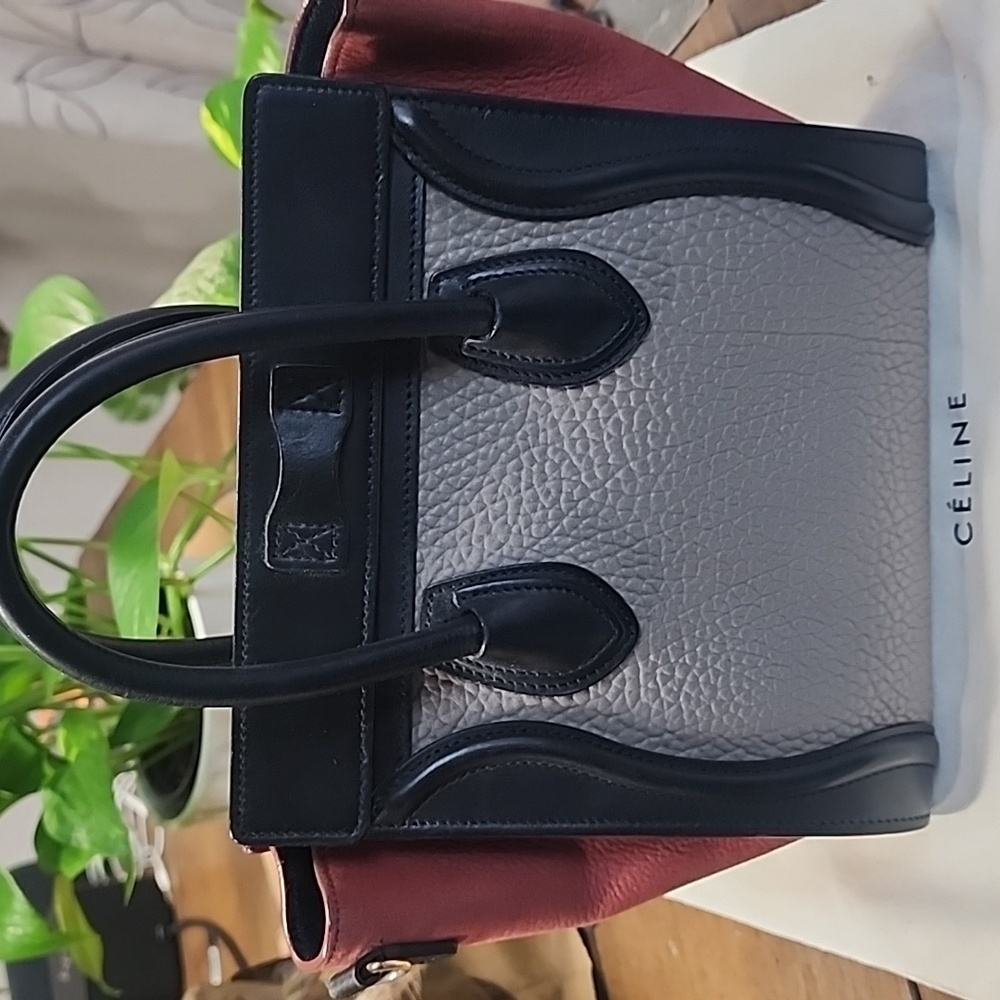 Celine Nano Luggage leather Tricolor - Picture 4 of 7